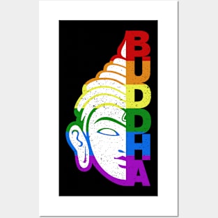 Rainbow Buddha Posters and Art